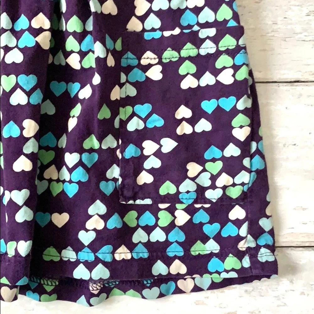 Girls 5T Old Navy Purple Heart Print Skirt XS 5 Kids Old Navy Brand Size 5
